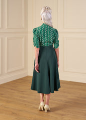 1930s Jitterbug Dress - Dia Deco Emerald