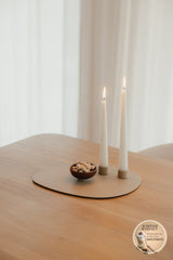 Macchiato / 1 Tablett | 2 Kerzenhalter