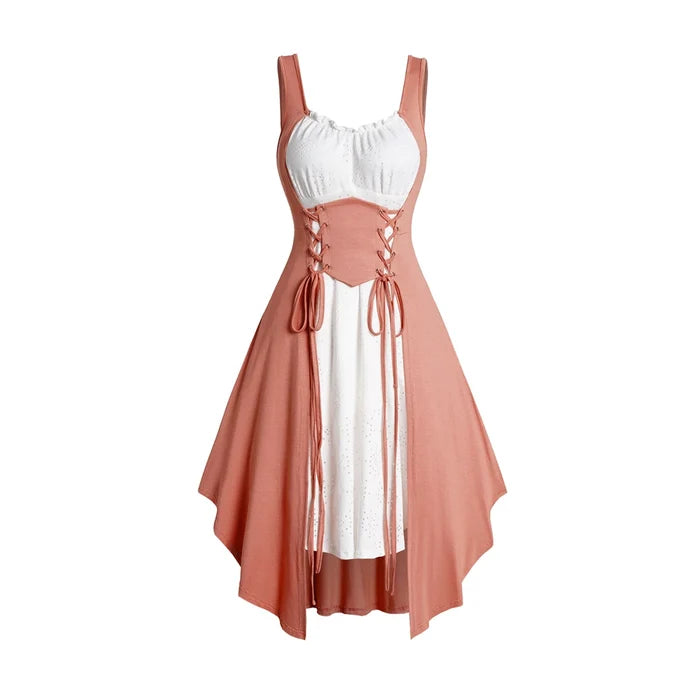 Lace Up Mini Dress