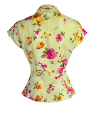 1950s Merle Blouse - Rose Garden