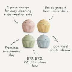 Mix & Match Cupcake Bath Toy
