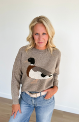Mocha - Duck Knit Sweater