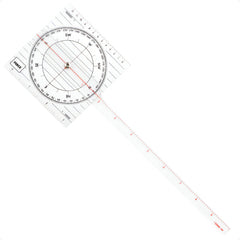 One-Arm Protractor for Navigations Charts - FO1415 - Five Oceans