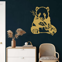 Panda Metal Wall Art - Decor available at Dekadron for $84.90