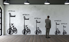 Personalized Bike Metal Wall Art - Decor available at Dekadron for $99.90