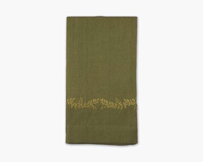 Prism Vine Linen Towel