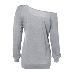 Pumpkin Print Long Sleeve Sweatshirt