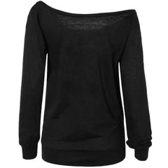 Pumpkin Print Long Sleeve Sweatshirt