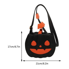 Pumpkin Purse Shoulder Handbag
