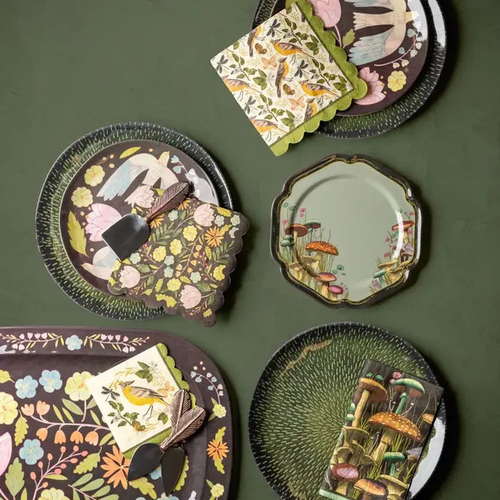 S/4 Evergreen Melamine Dinner Plate