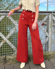 1930s Sailor Pants - Rust