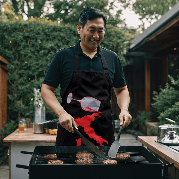 Spilled Wine Apron - Italy Boots-inspired for Men and Women