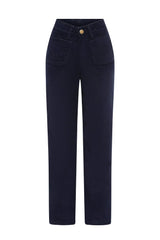 Tamsin Corduroy Pants Navy