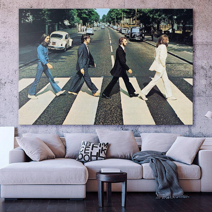 The Beatles Abbey Road Wall Art Canvas Print - SharpWallArts
