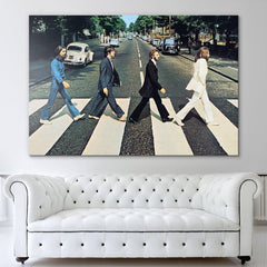 The Beatles Abbey Road Wall Art Canvas Print - SharpWallArts