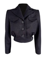 1940s Utility Buckle Jacket - Derby Wool