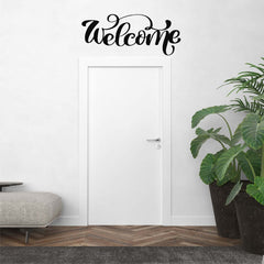 Welcome Metal Wall Art - Decor available at Dekadron for $69.90