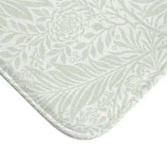 William Morris Bath Mat Larkspur Mint Aqua