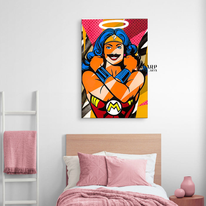 Wonder Mario Canvas Wall Art
