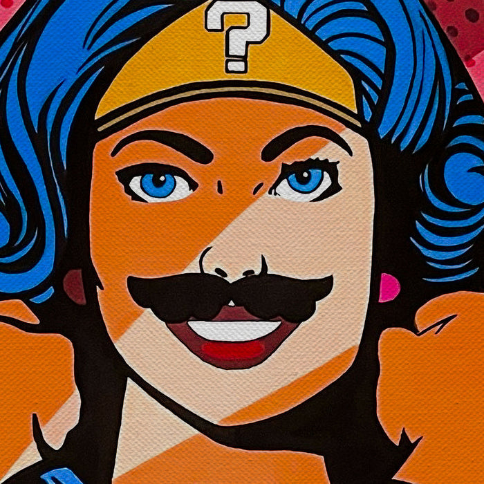 Wonder Mario Canvas Wall Art