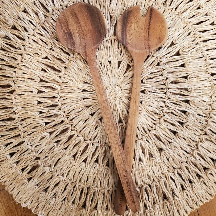 Wood Salad Servers