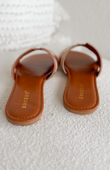 Woven Straw-Textured Slip On Sandals (2 Colors)