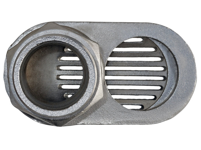 1-1/2" I.D. Threaded Thru-Hull Fitting Intake Strainer, AISI316 Stainless Steel - FO1646 - Five Oceans