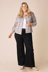 Aubree Animal Print Jacket