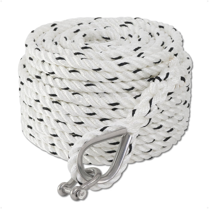 1/2" x 100' Premium 3-Strand Nylon Anchor Line - FO4486-C100 - Five Oceans
