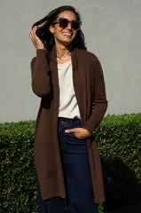 Georgia Cardigan Chocolate