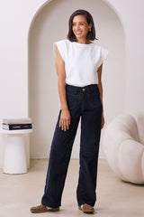 Tamsin Corduroy Pants Navy