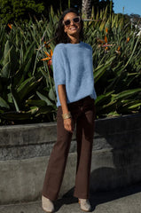 Lucy Straight Leg Jeans Chocolate