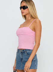 Race My Mind Top Pink
