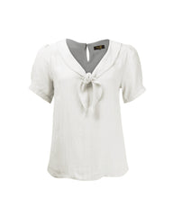 1930s Shawl Blouse - Ivory
