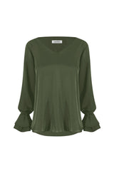 Lola Long Sleeve Top Olive