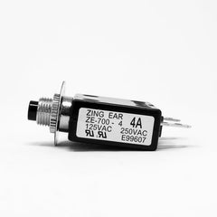 4 Amp Push-Button Reset Circuit Breaker 125-250V AC / 50V DC, 4-Pack - FO1677-M4 - Five Oceans