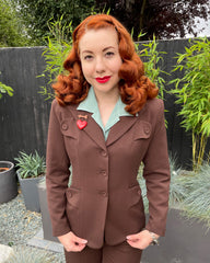 1940s Bergman Jacket - Brown