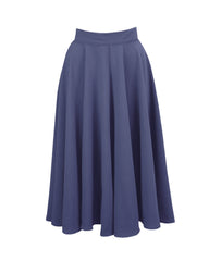 1950s Premium Circle Skirt - Steel