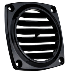 6-Slotted Louvered Flush Hose Ventilators, 3" Hose Diameter, Black - FO1675 - Five Oceans