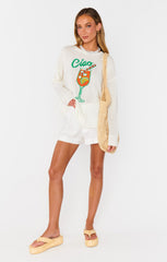 Woodsy Sweater ~ Ciao Cocktail Graphic Knit