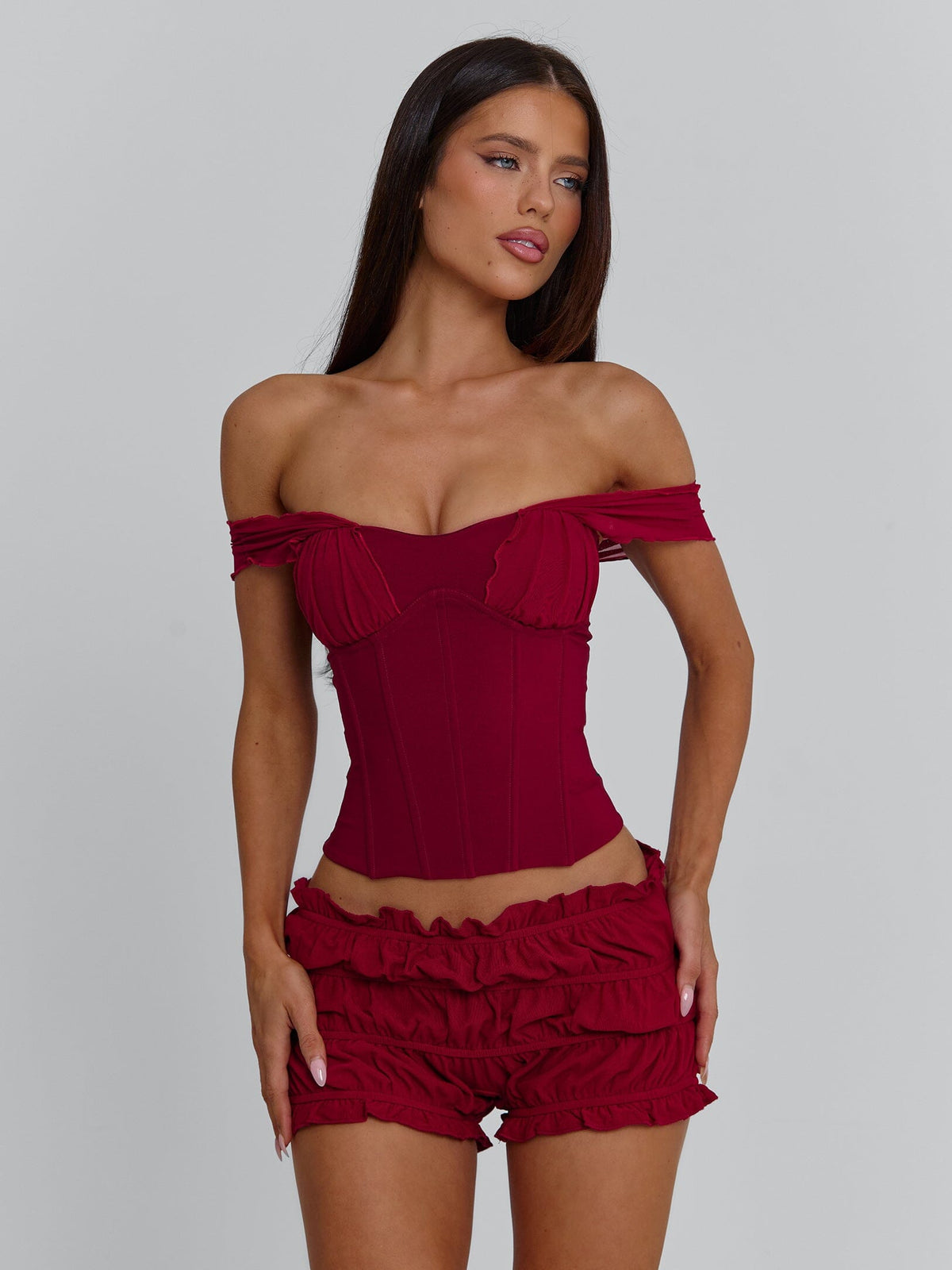 Amaya Top Deep Red