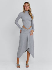 Amelis Top Grey