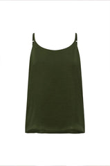 Ana Reversible Neckline Camisole Top Olive