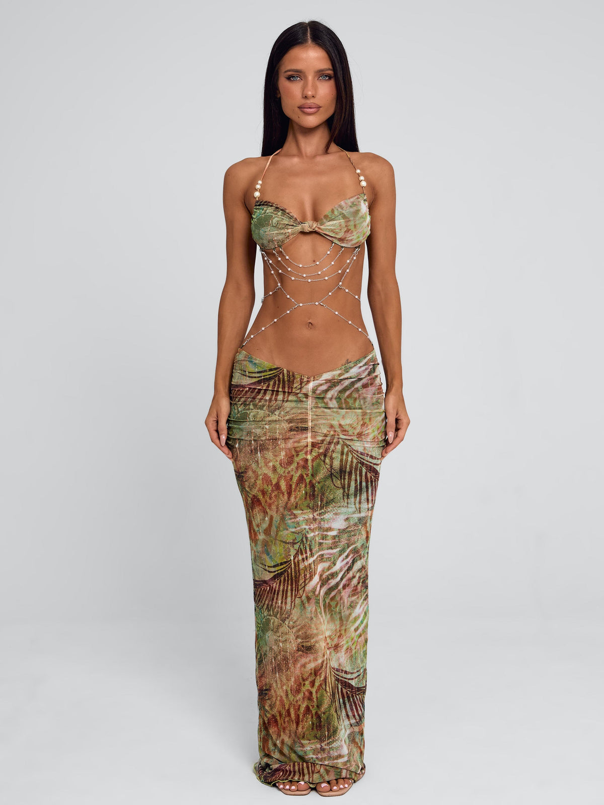 CATERINA MAXI DRESS LAGRONO SAGE