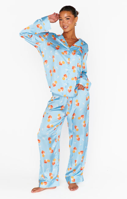 Classic PJ Set ~ Saint Spritz Silky
