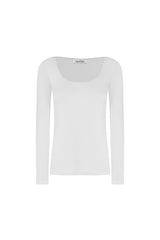 Lina Long Sleeve Top White