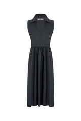 Emme Collared Dress Black