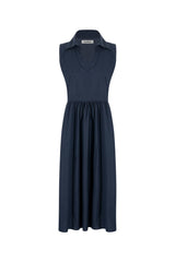 Emme Collared Dress Navy