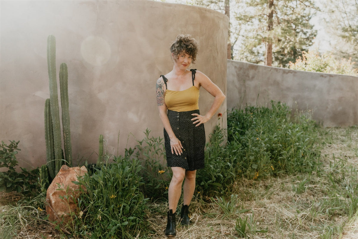 Minnie Top in Mustard Modal