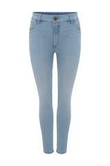 Haley Skinny Jeans Light Denim Blue High Rise